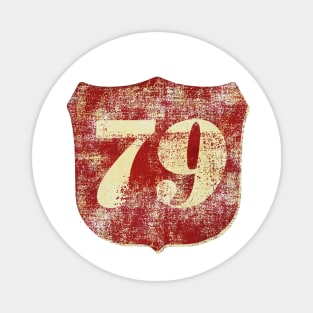 79 Vintage Retro Emblem Magnet